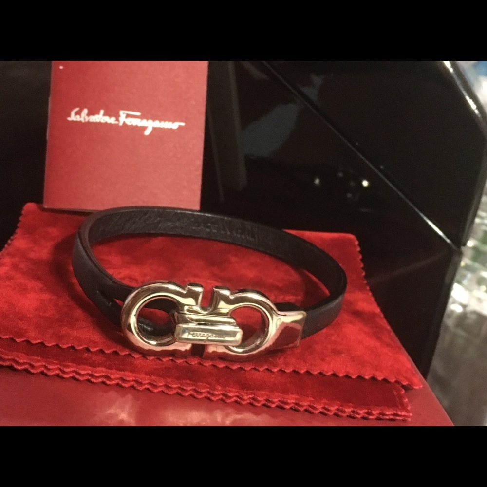 Salvatore Ferragamo Leather Bracelet